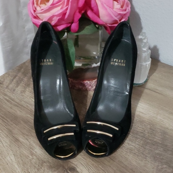 Stuart weitzman suede Vintage Heels - Picture 1 of 4